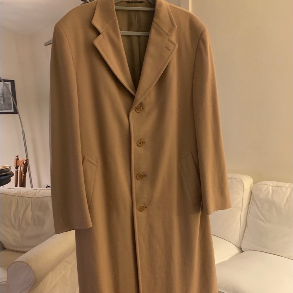 Men Classic fit overcoat